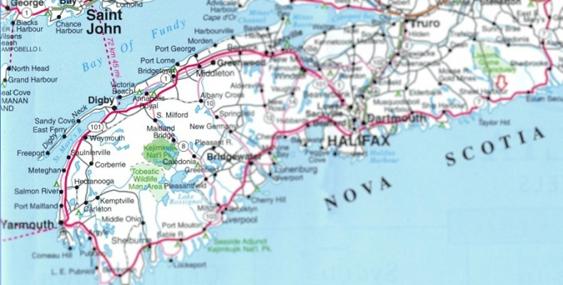 Nova Scotia Map