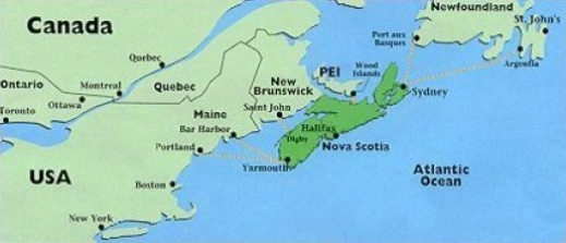 Nova Scotia Map